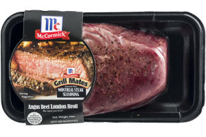 McCormick Angus Beef London Broil Seasoned With Grill Mates Montreal Steak Seasoning