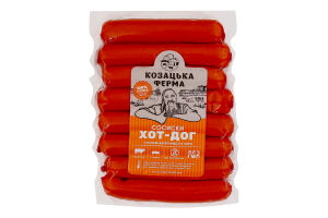 Сосиски варені Хот-дог Козацька ферма в/с кг