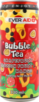 Напій безалкогольний Bubble Tea Grapefruit Passion fruit Mango слабогазований 330мл ж/б Ever Aid