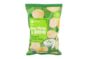 SE Grocers Potato Chips Sour Cream & Onion