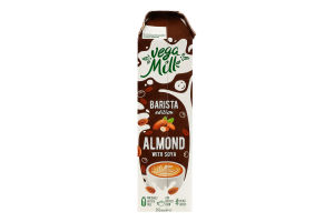 Напиток миндальный с соей ультрапастеризованный Barista edition Vega Milk т/п 950мл