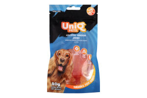 Снек для собак UNIQ PETS 80г курячі джеркі И587 (Польща)
