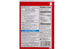 McCormick Meat Loaf Seasoning Mix