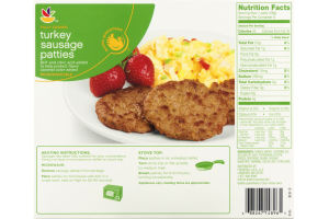 Ahold Turkey Sausage Patties - 8 CT
