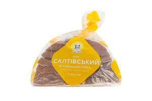 Хліб половинка в нарізці без дріжджів Салтівський Рома м/у 0.4кг