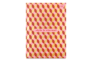 Блокнот Металік Сатін Голд А5 клітинка тверда обкладинка 96аркушів Інтердрук