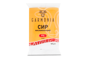 Творог 9% Garmonia м/у 180г