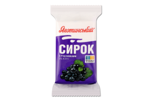Сирок 9% солодкий з родзинками Яготинський м/у 90г