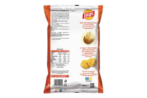 Чипсы картофельные со вкусом сыра Чеддер и сладкого лука Lay's м/у 120г