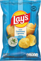 Чипси картопляні Сметана і зелень Lay's м/у 25г