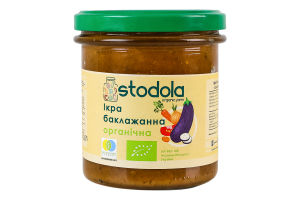 Икра баклажанная консервированная органическая Stodola с/б 300г