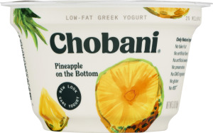 Chobani Greek Yogurt Pineapple On The Bottom