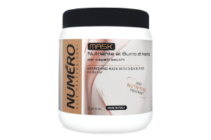 Маска для волосся з маслом каріте та авокадо Numero Brelil 1000мл
