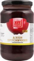 Джем брусничний 450г твіст/б Хіт Продукт