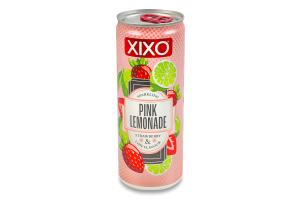 Xixo Напій газований б/а PINK LEMONADE Strawberry & Lime 250 мл