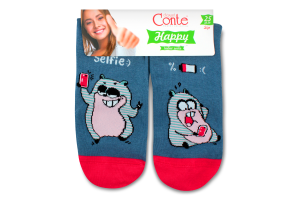 CONTE Шкарпетки жіночі Happy 17С-21СП р.25 124 джинс