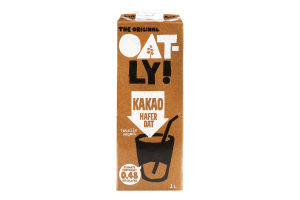 Напій Oatly! вівсяний какао вітаміни та мінерали