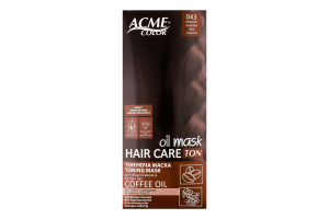 Маска тонирующая для темных волос Ton Oil mask Hair care №043 Acme Color 1шт