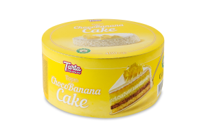 Торт бісквітний ChocoBanana Cake Tarta к/у 400г
