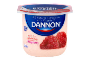 Dannon Whole Milk Yogurt Raspberry