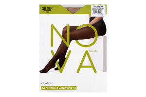 Колготки жіночі Nova Classic 20 бежевий р.5