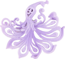 Підвіска Пава оксамит пластик 11х11см 2002-1