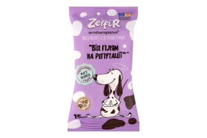 Серветки вологі Від плям на репутації антибактеріальні 15шт Zeffir