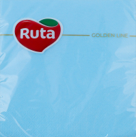 Серветки паперові 3-х шарові голубі 325х325мм Golden line Ruta 20шт