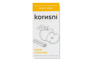 Кэролад на кокосовом молоке без добавленного сахара Яблоко + корица Korиsni к/у 90г