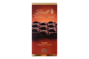 Шоколад темний Extra creamy Lindt к/у 80г
