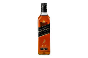 Набор Виски 0.7л 40% Black label + 2 стакана Johnnie Walker к/у 3шт