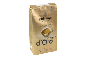 Кофе натуральный жареный в зернах Crema d'Oro Dallmayr м/у 1кг