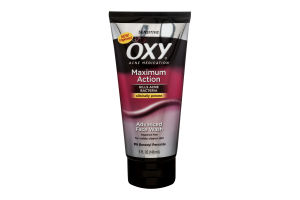 oxy maximum action advanced face wash