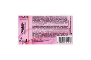 Резинка жевательная в пластинках без сахара со вкусом фруктов и мяты Bubble fresh X-Fresh Dirol к/у 13.5г