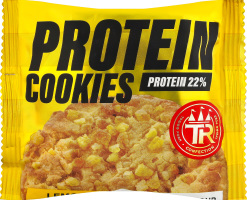 Печенье сдобное песочно-отсадное с кусочками лимона и подсластителями Protein cookies Truff Royal м/у 45г