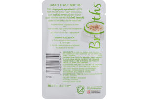 Purina Fancy Feast Broths Creamy with Tuna & Vegetables Gourmet Cat Complement