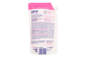 Мыло жидкое для рук со смягчающим эффектом Rose&Milk proteins Luksja 400мл