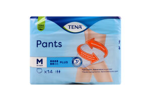 Подгузники-трусы для взрослых одноразовые M Plus Pants Tena 14шт