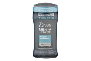 Dove Men + Care Antiperspirant Clean Comfort - 2 PK
