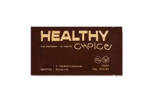 Шоколад с карамелизированным фундуком Healthy Choice м/у 25г
