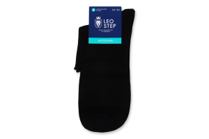Носки без резинки Leo Step №3003811529 44-46 черный
