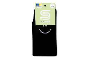 Шкарпетки підліт Premier socks Hi-Bye чорн р.22-24