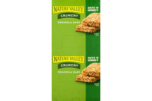 Nature Valley Crunchy Granola Bars Oats 'N Honey - 18 CT