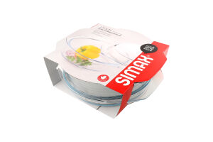 Кастрюля круглая с крышкой 2.5л №s6176-6186 Simax 1шт