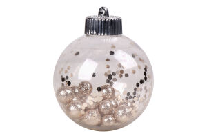 Прикраса ялинкова Куля з кулями 8см 833908