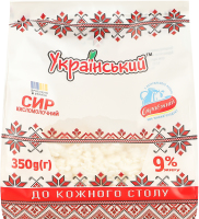 Сир кисломолочний 9% Український м/у 350г