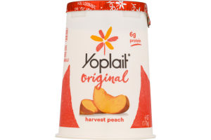 Yoplait Original Low Fat Yogurt Harvest Peach