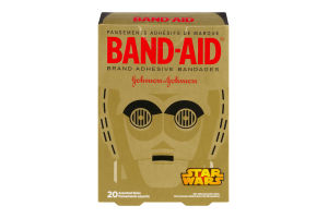 Band-Aid Brand Adhesive Bandages Assorted Sizes Star Wars - 20 CT