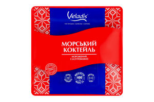 Коктейль морський морожений глазурований Veladis лоток 400г
