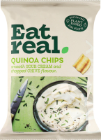 Снеки Eat Real з кіноа зі смаком сметани та цибулі